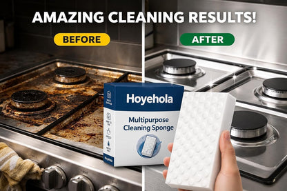 🔥 Buy 1 Get 1 FREE – Magic Cleaning Sponge Pack of 3 | Removes Tough Stains with Just Water | Kitchen, Bathroom, Walls & Shoes