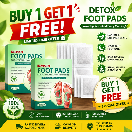🎉 Buy 1 Get 1 FREE – Detox Foot Pads | Wake Up Refreshed Every Morning!