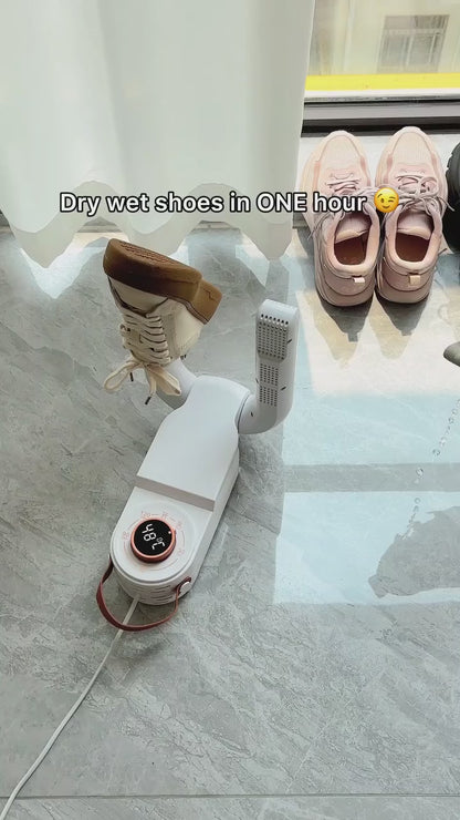 Smart Heat Electric Shoe Dryer & Deodorizer with Adjustable Timer – Portable Shoe Drying Machine for Shoes, Boots & Sneakers